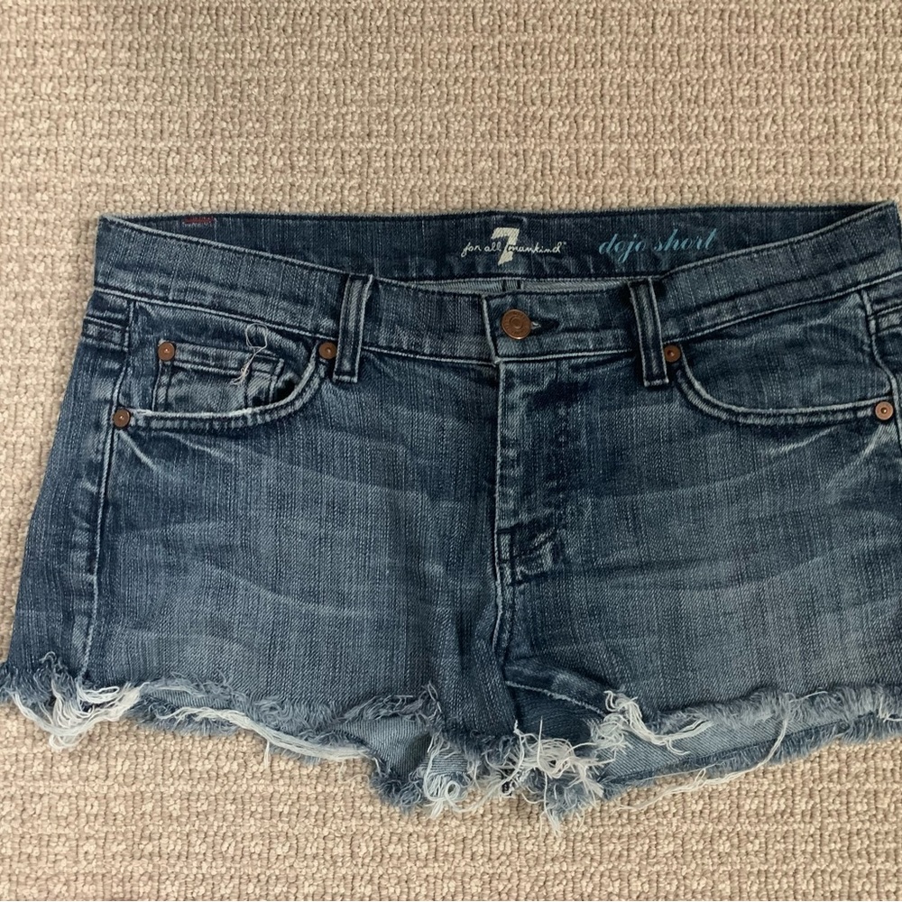 Seven 7 for All Mankind Distressed Dojo Shorts size 30 $132